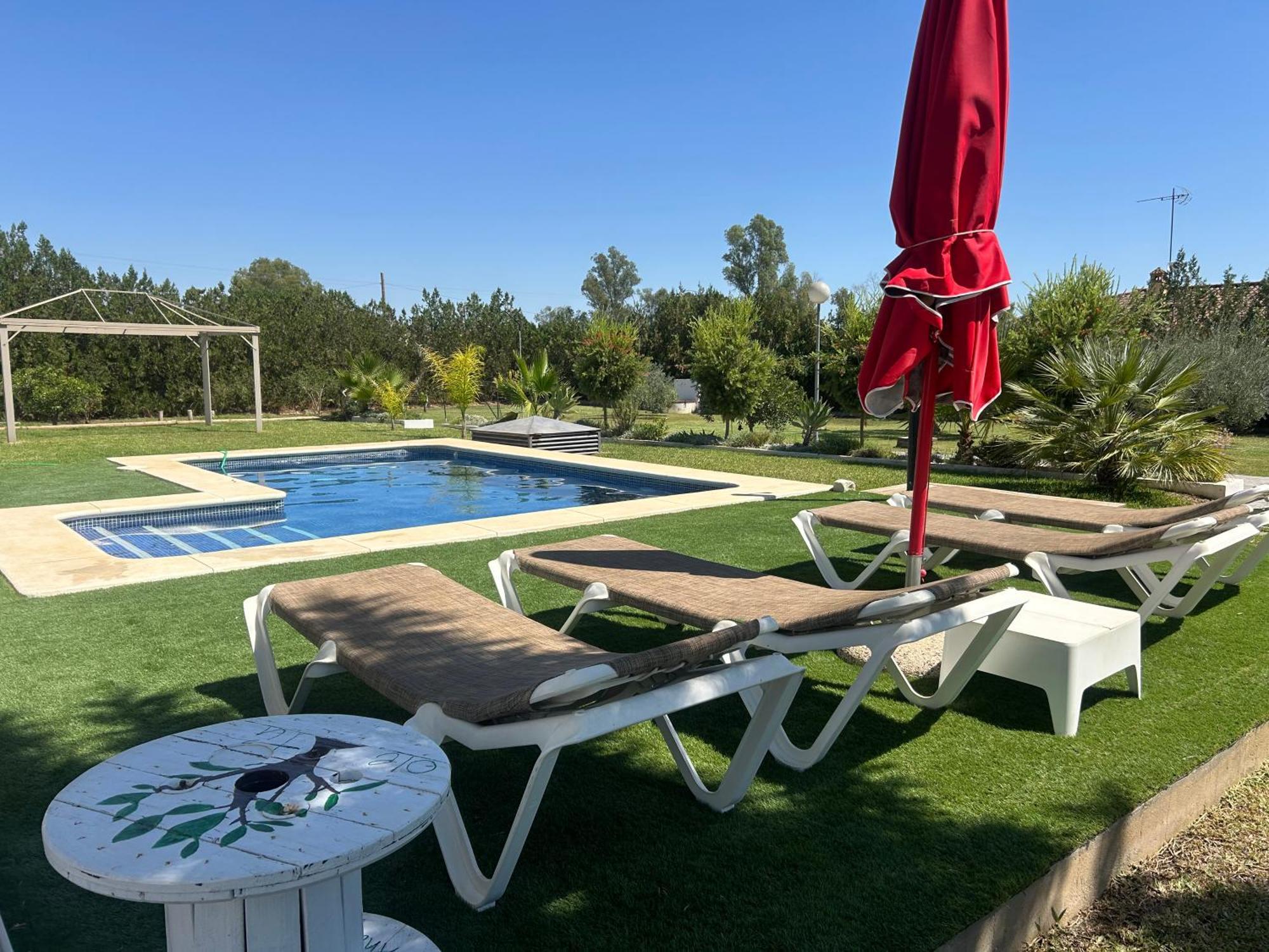 Ole Tu Andalucia Villa Sanlúcar la Mayor Eksteriør billede