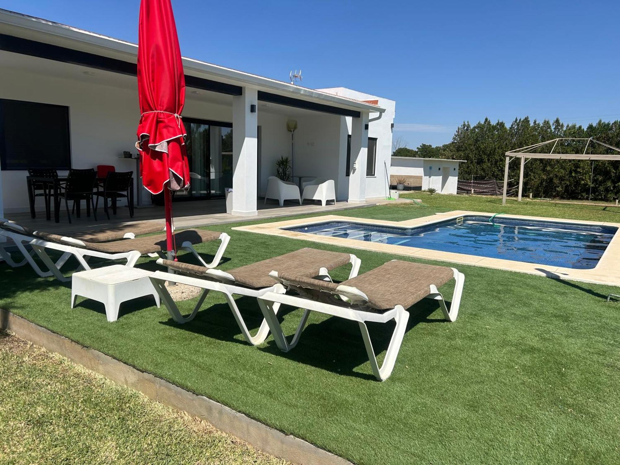 Ole Tu Andalucia Villa Sanlúcar la Mayor Eksteriør billede
